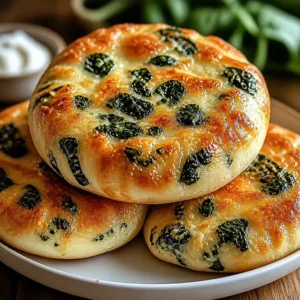 High-protein Easy Spinach Cottage Cheese Flagels with spinach and cheese