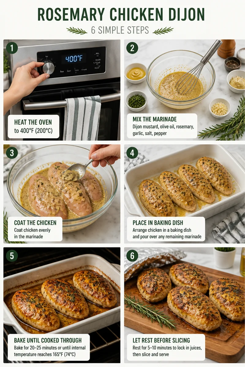 Heart Healthy Rosemary Chicken Dijon — The Flavor-Packed Dinner Your Heart Will Love