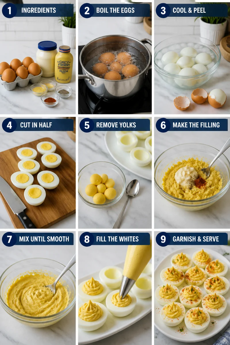 Classic Deviled Eggs Recipe (Easy & Perfect Every Time)