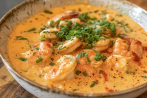 Cajun cream sauce ingredients in a bowl for cooking