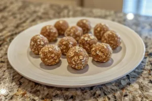 Delicious homemade pumpkin protein balls for a healthy snack