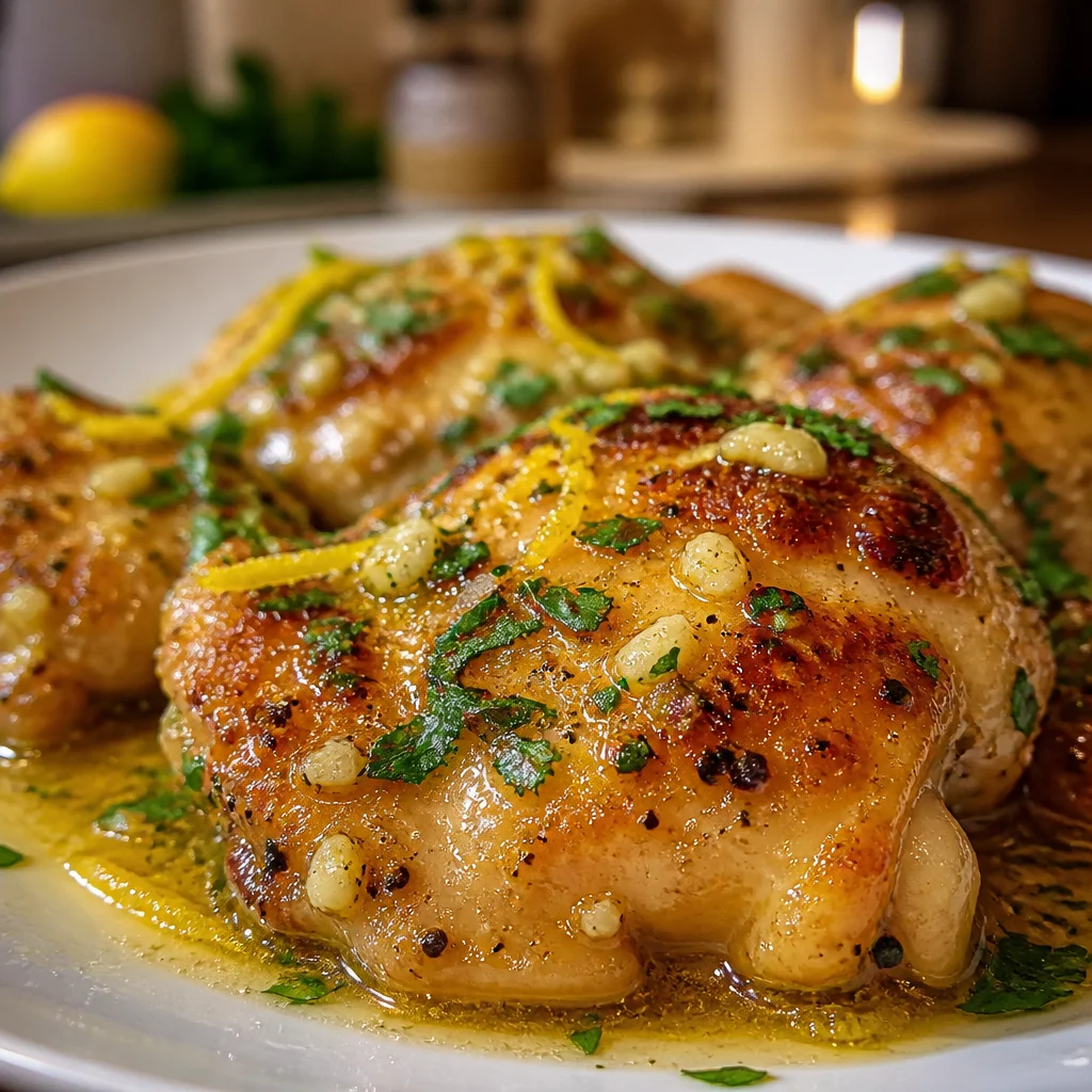 Lemon Garlic Chicken (Easy, One-Pan Recipe)