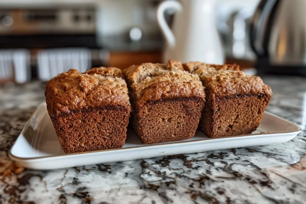 Freshly baked Cinnamon Apple Bread with cinnamon and apple slices