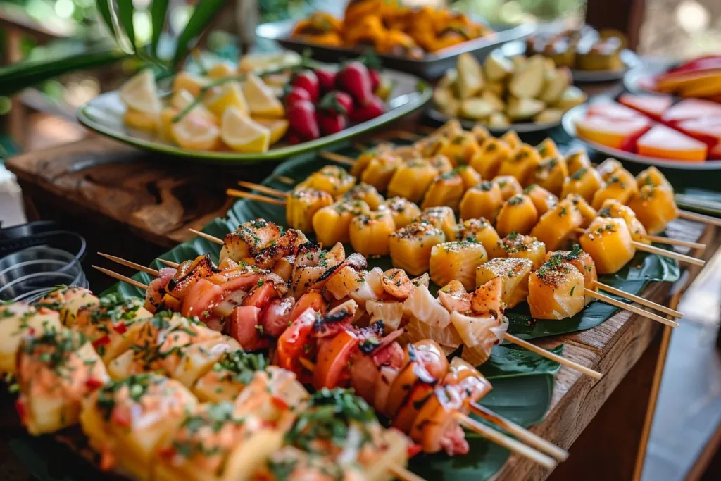 Assorted delicious finger food platter perfect for parties and gatherings