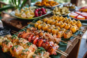 Assorted delicious finger food platter perfect for parties and gatherings
