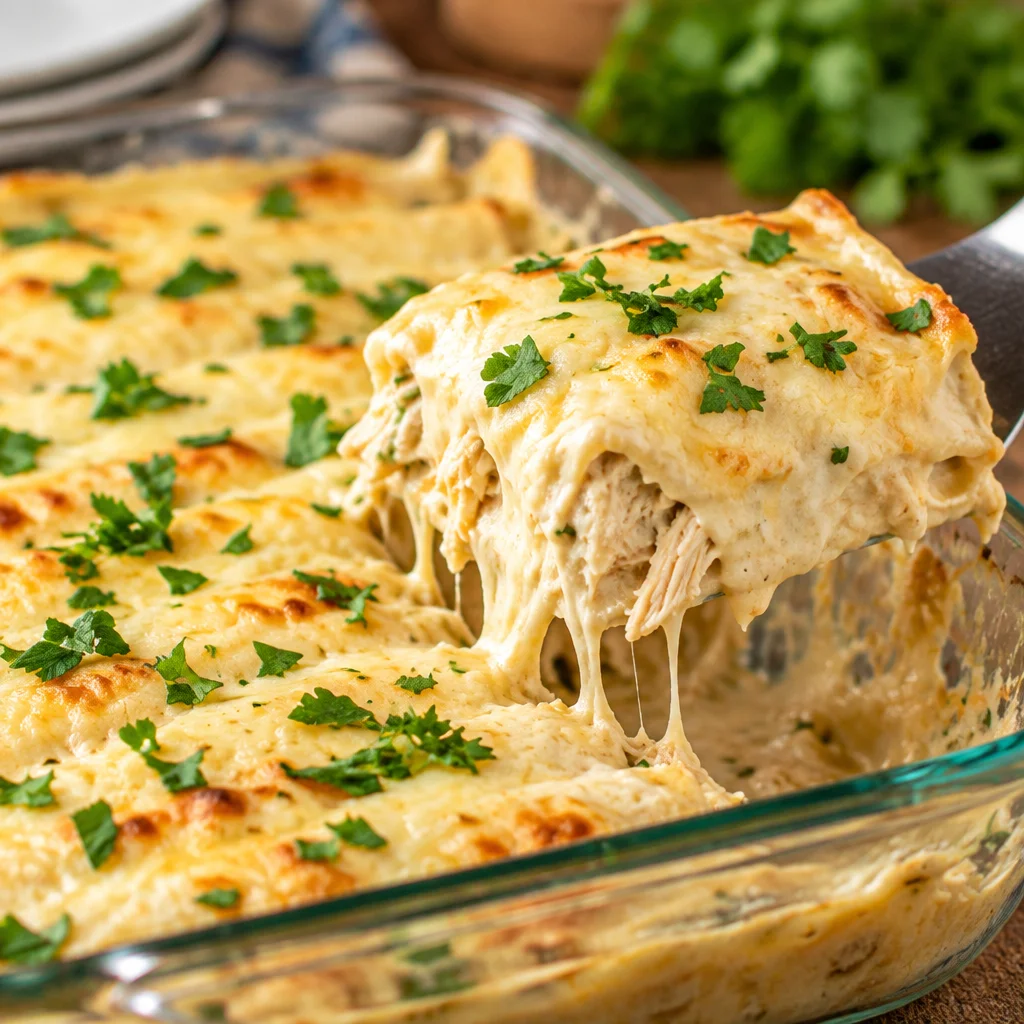 Sour Cream Chicken Enchilada Recipe (Easy & Creamy)
